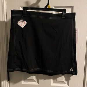 Gerry - Black Athletic Wrap Skirt